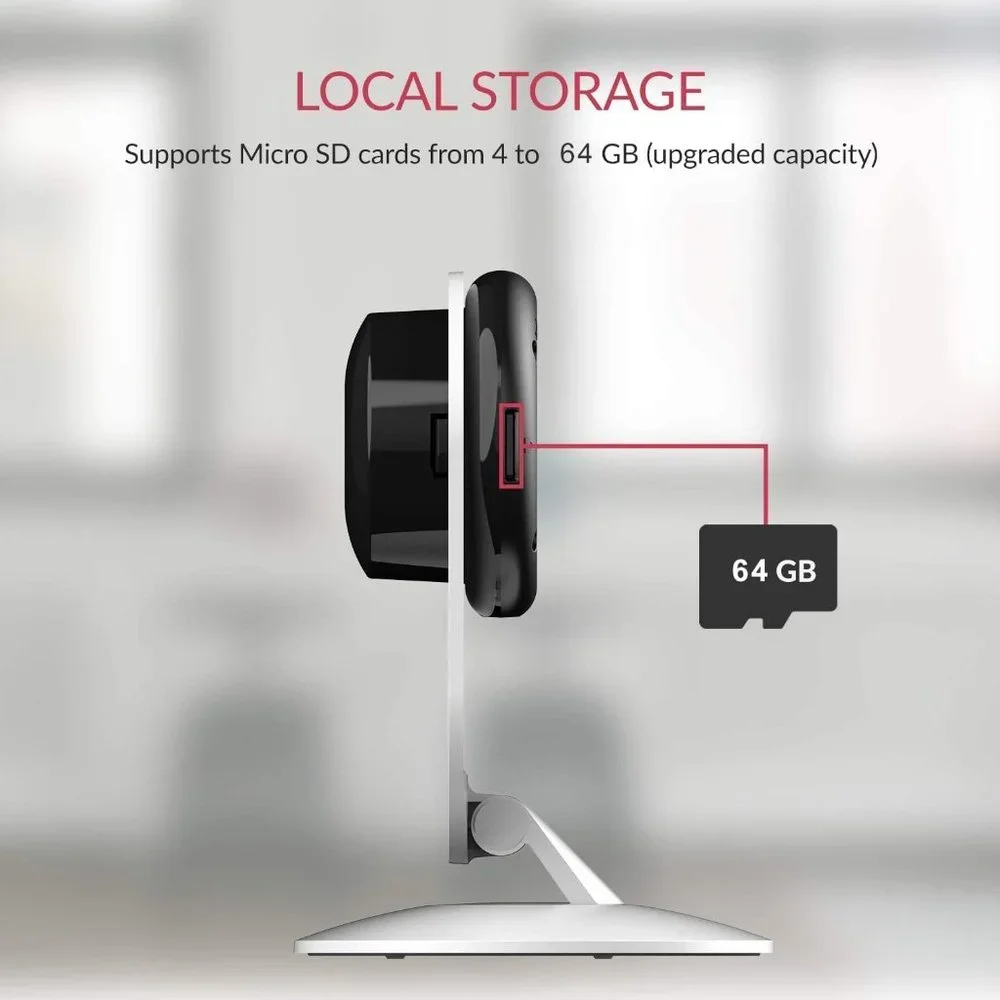 YI 4pc Security Home Camera 1080p 2.4G WiFi Night Vision 2-Way Audio - Picture 3 of 7